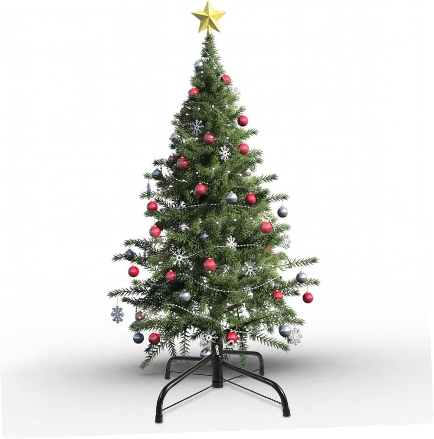 35cm Metal Tree Stand Christmas Tree Base for Artificial Mini Christmas