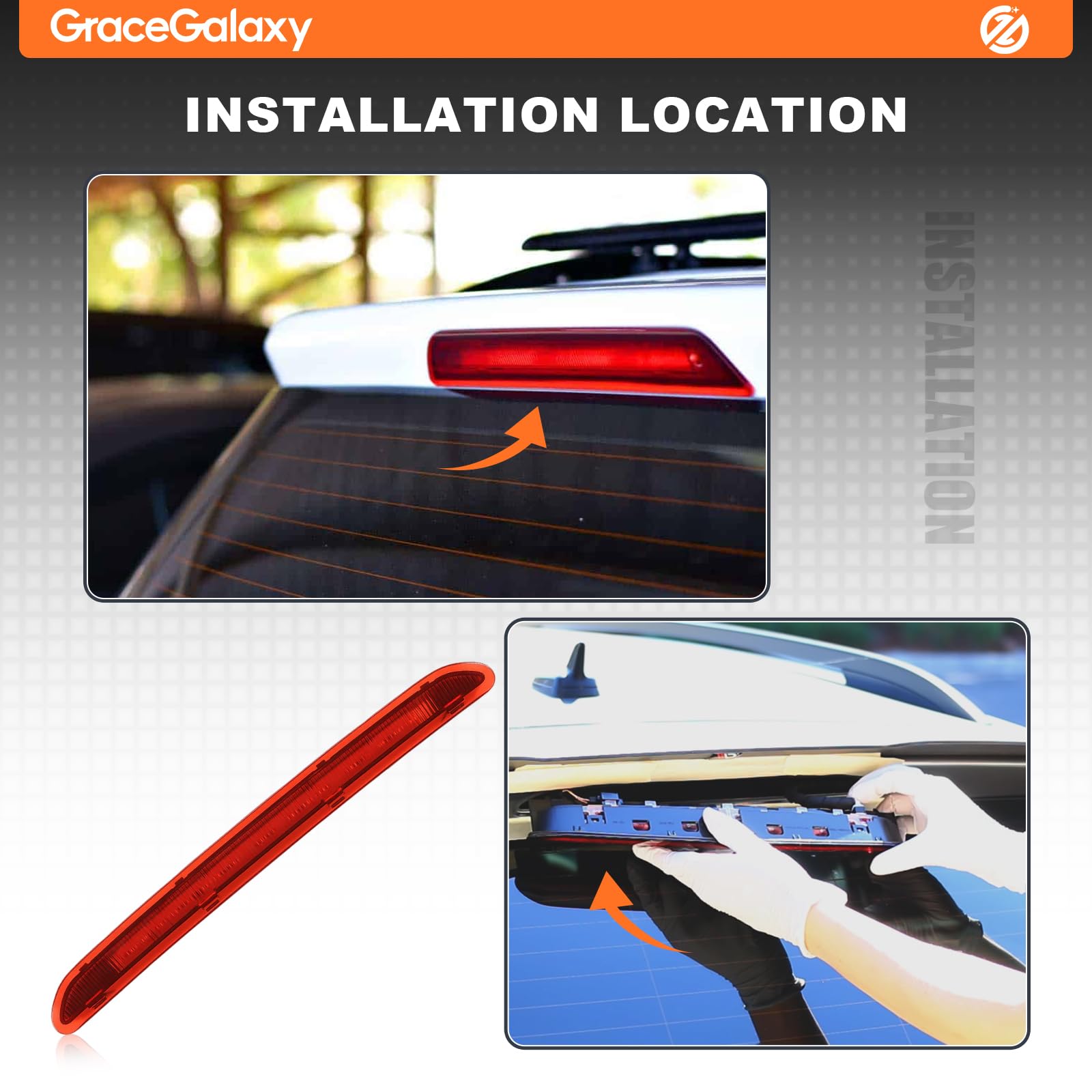 GRACEGALAXY Troisième feu stop pour Sk0da Golf Polo Tig-u-a-n 5G0945087B 5K0945087B
