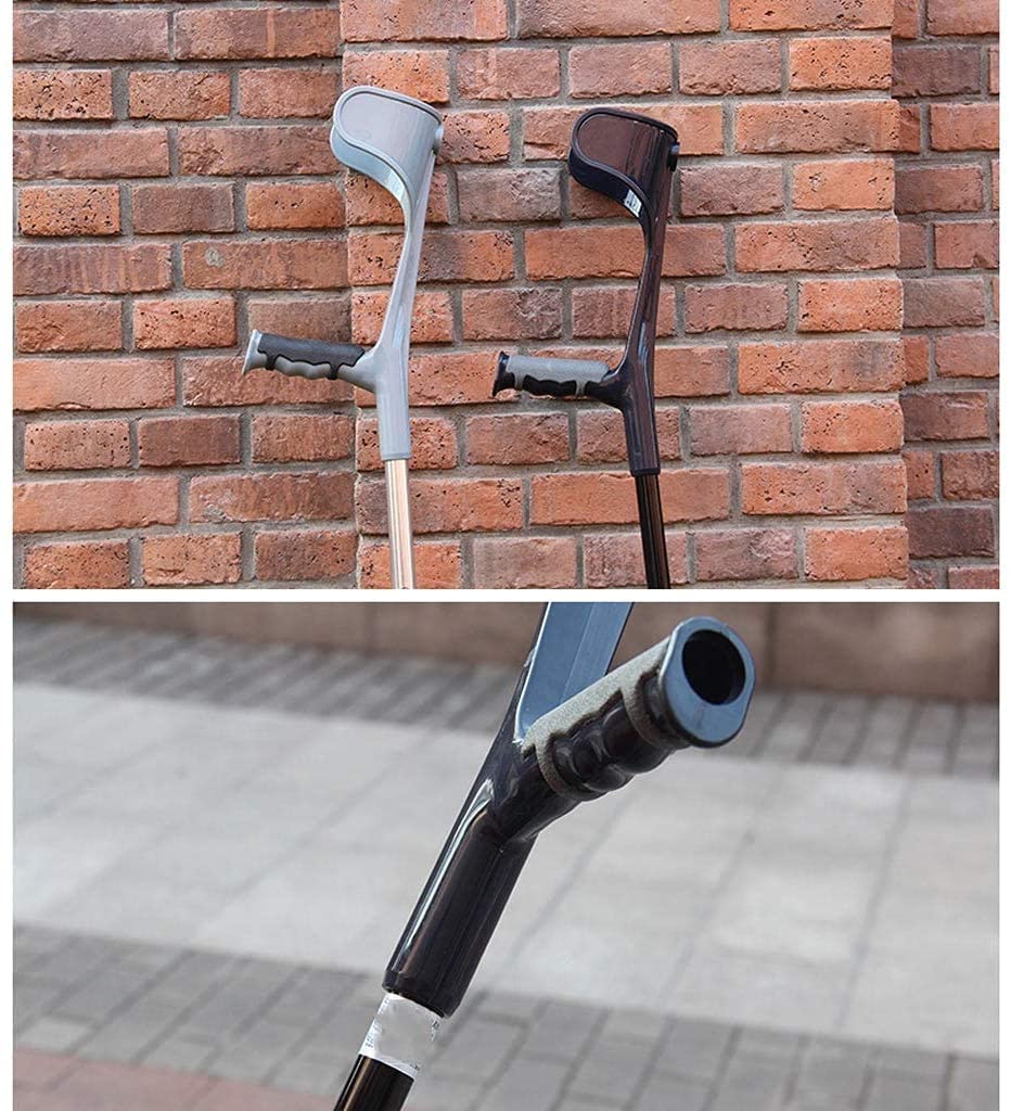 Regulowane lekkie kule na przedramię – ergonomiczne laski do chodzenia dla zwiększonej mobilności, idealne do rehabilitacji i codziennego użytku