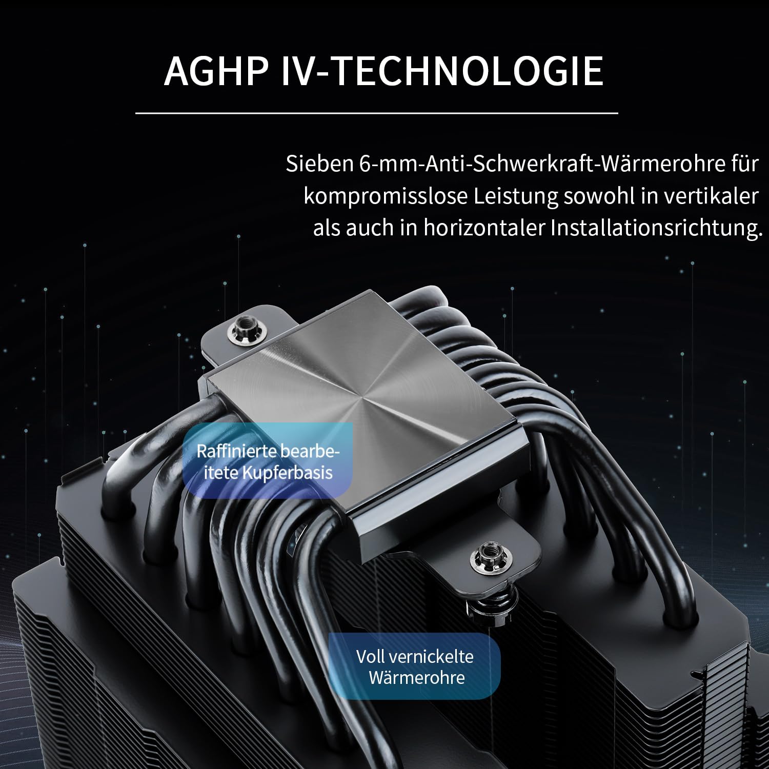 THERMALRIGHT Phantom Spirit 120 SE Nero Raffreddatore CPU, 7 Heatpipes Raffreddatore CPU, due ventole PWM da 120mm, Tecnologia AGHP 4.0, per AM4/AM5 & Intel LGA1851/1700/1150/1151/1200