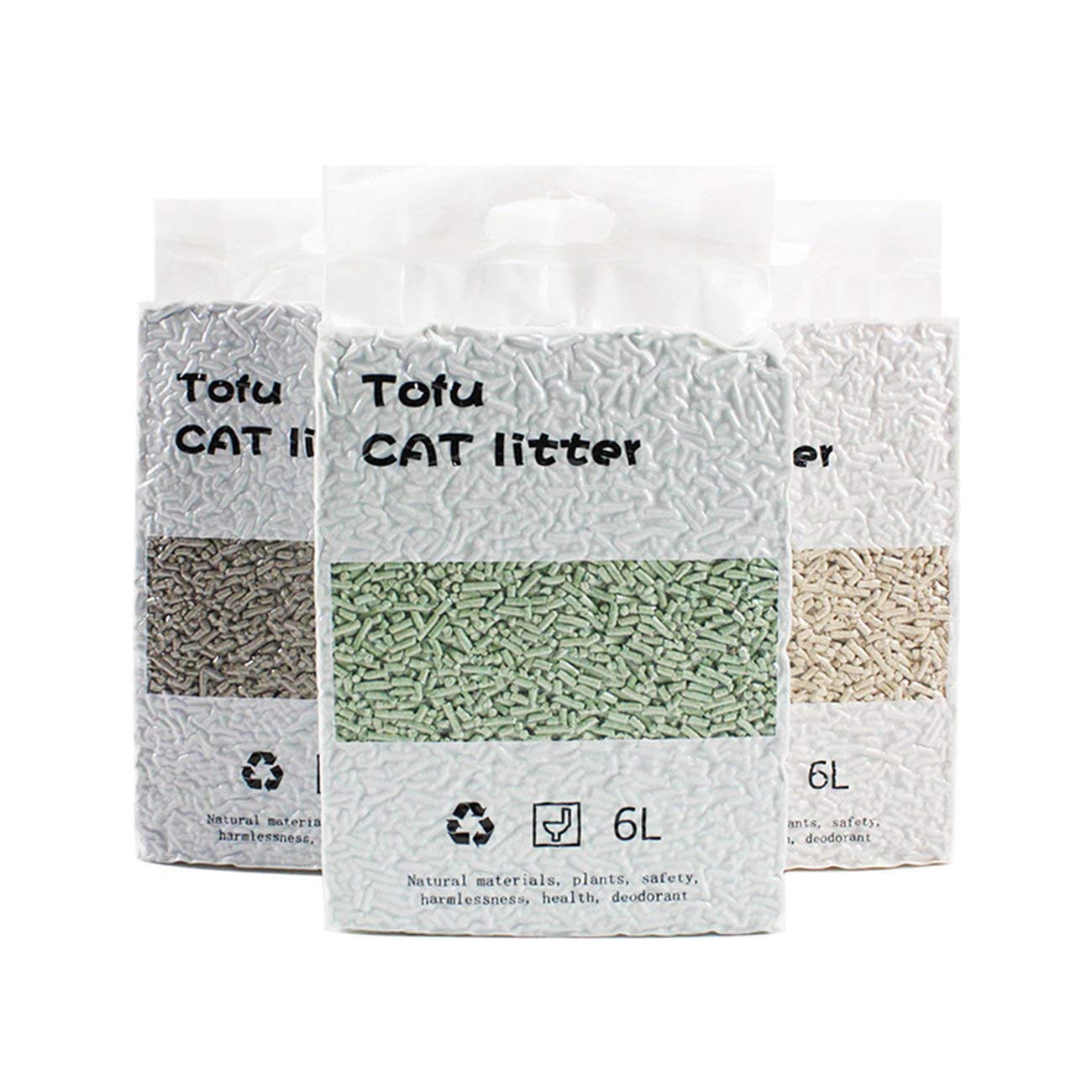 AgoHikeAE Degradable Green Tea Original Activated Carbon Flavour Cat Litter - 6L