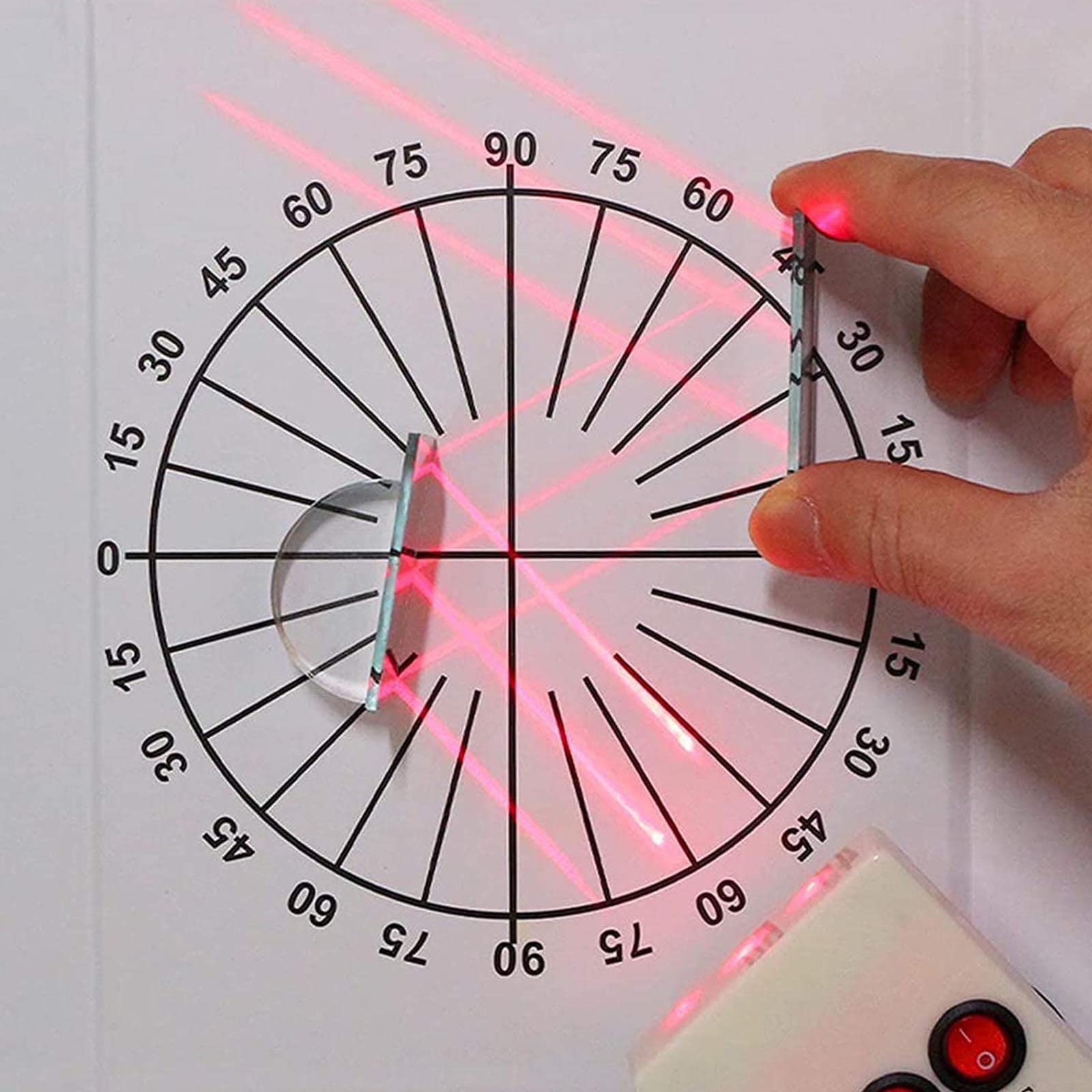 Optisches Konkav-Konvex-Linsen-Prismen-Set, Physikalisch-Optisches Set, Laborausrüstung, Geeignet Für Den Optikunterricht In Der Schule,