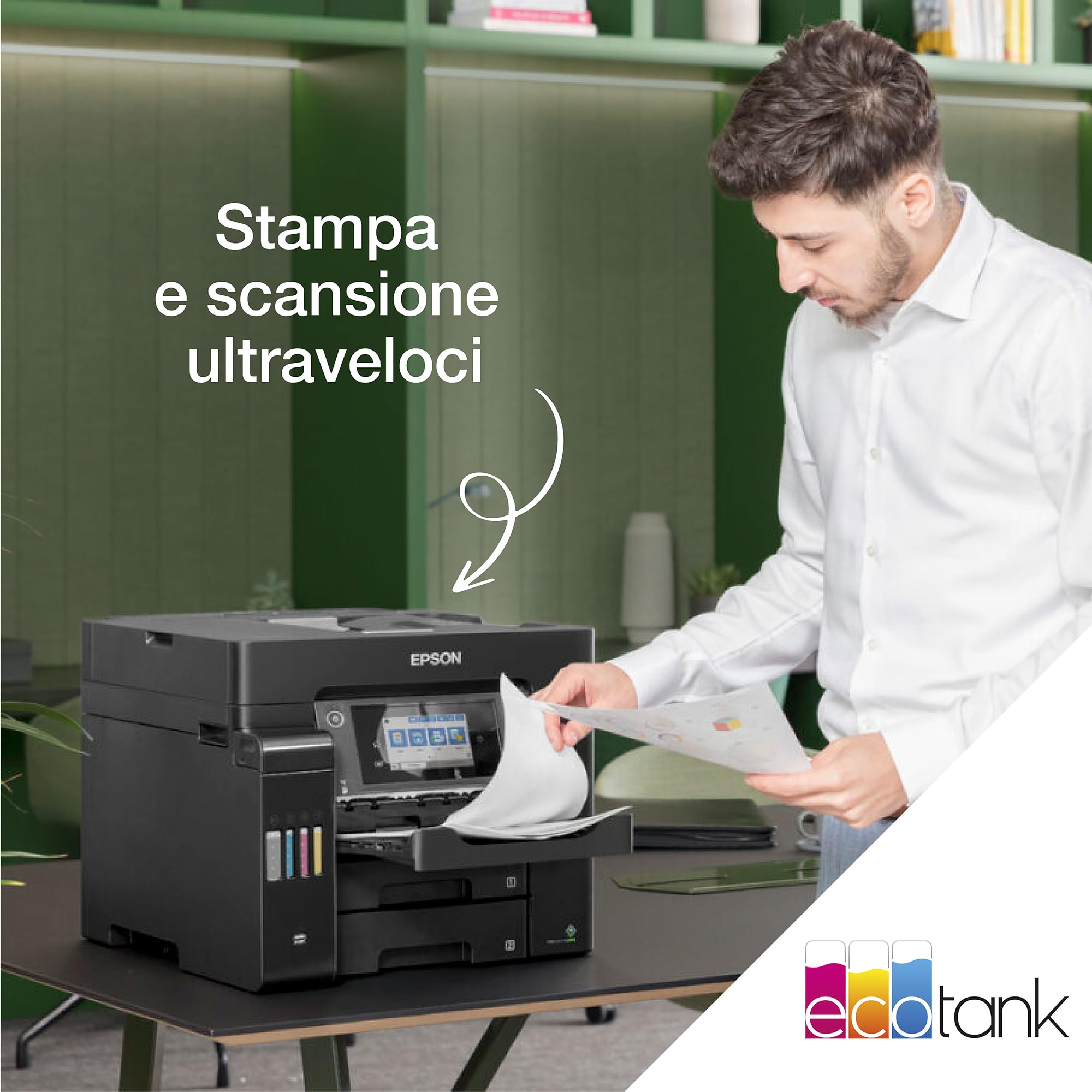 Epson EcoTank ET-16605 Stampante multifunzione A3+ Wi-Fi con serbatoi di inchiostro ricaricabili e fax