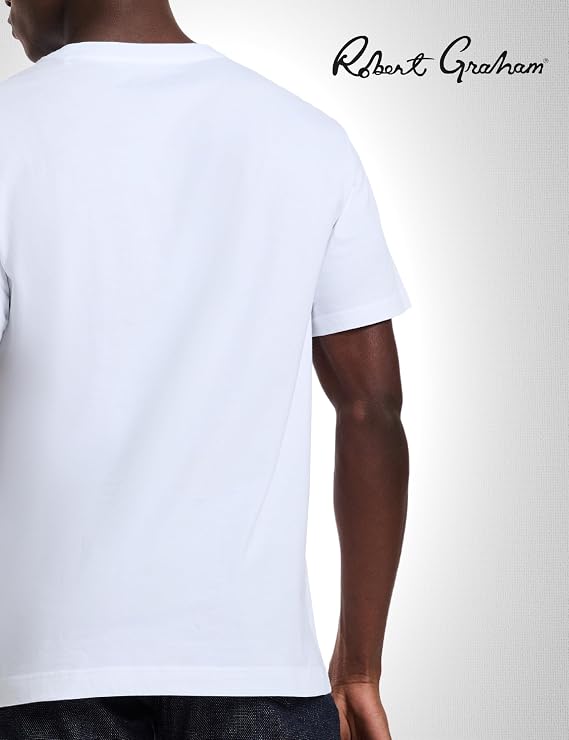 Robert Graham Mens The Good Life Short-Sleeve Graphic Tee, 100% Cotton T-Shirt, Classic-Fit & Richly Detailed for Wear