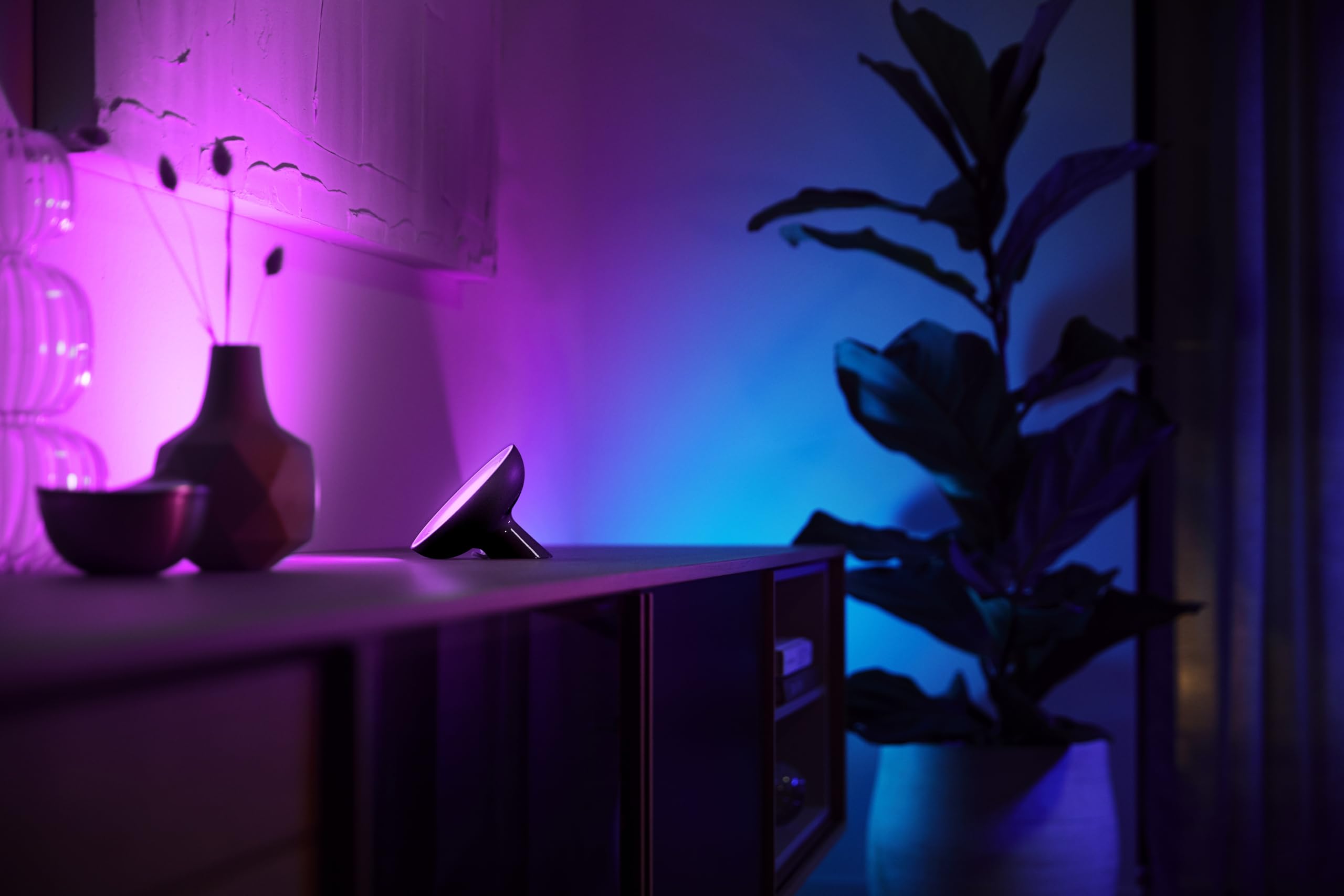 Philips Hue Lampada Da Tavolo Smart Con Bluetooth, Nero, 1 Unità, Confezione Da 1