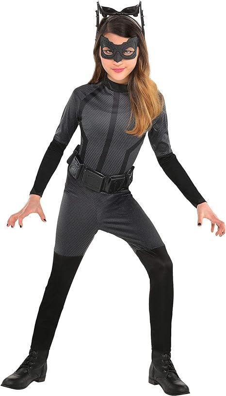 Suit Yourself Batman: The Dark Knight Rises Black Catwoman Costume for Girls, Includes an Eye Mask and More