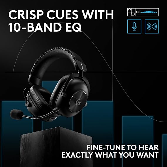 Logitech G PRO X3 LIGHTSPEED Gaming Headset - Black