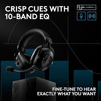 Logitech G PRO X3 LIGHTSPEED Gaming Headset - Black