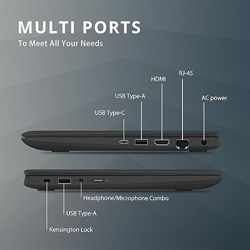 Miniatura 8 de HP ProBook x360 - Computadora portátil HD 2 en 1 con pantalla táctil de 11.6 pulgadas, Intel Celeron N5100 de cuatro núcleos, 4 GB LPDDR4 RAM, 64 GB