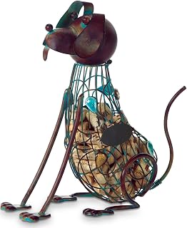 Picnic Plus Dog Cork Caddy Wine Cork Holder Displays and Stores Over 55 Wine Corks