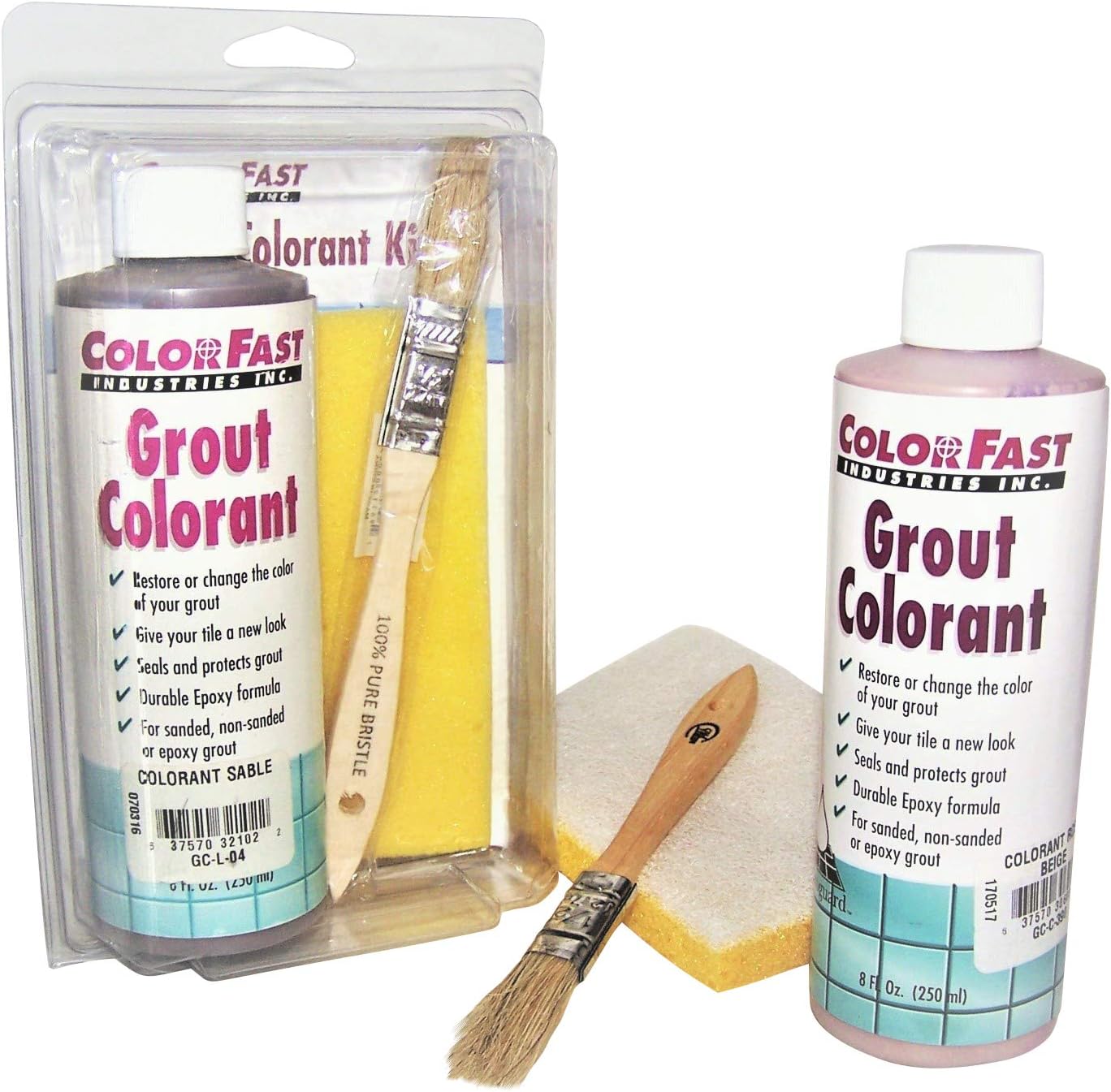 Colorfast Grout Colorant Kit- Pale Mauve #195 (Custom BP Color) Note- This is a Specially Made Discontinued Color and is Non-Returnable.