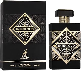 Maison Alhambra Infini Oud for Unisex Eau de Parfum Spray, 3.4 Ounce