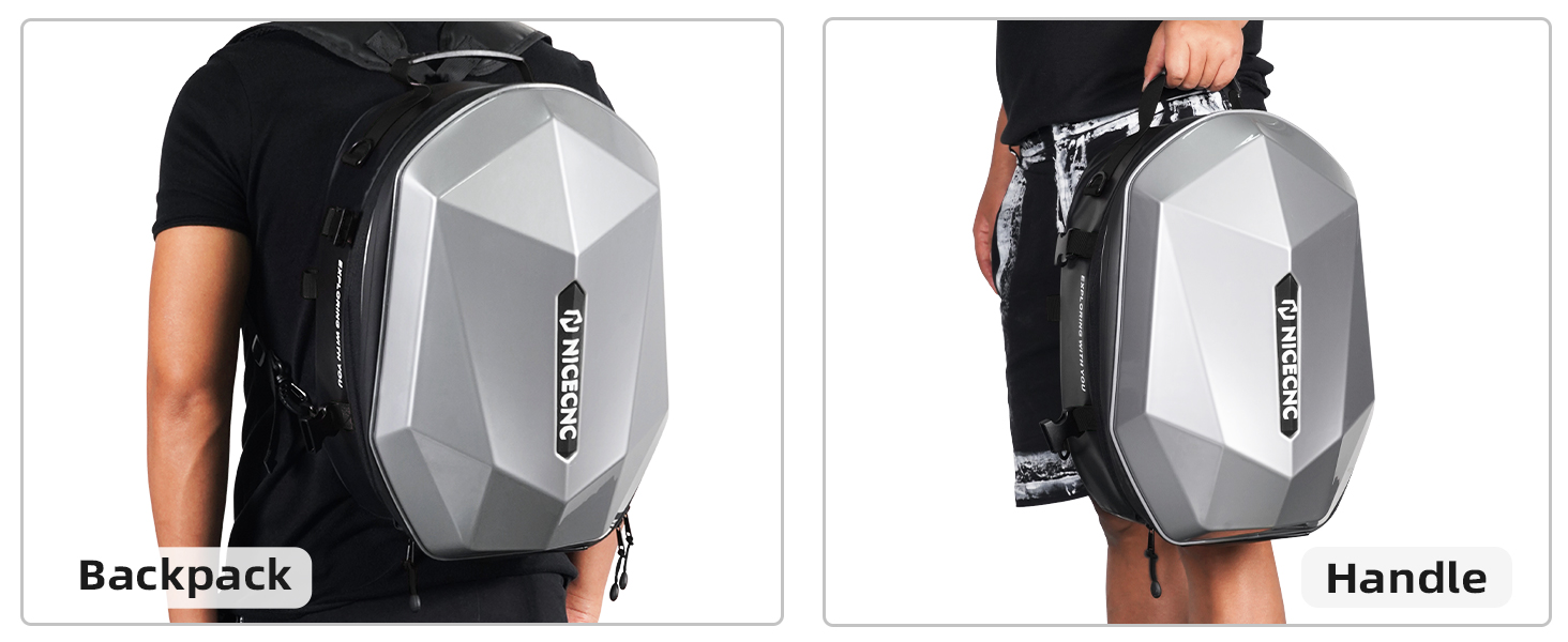 Amazon.com: NICECNC Motorcycle ATV Helmet Backpack Hardshell, 38L