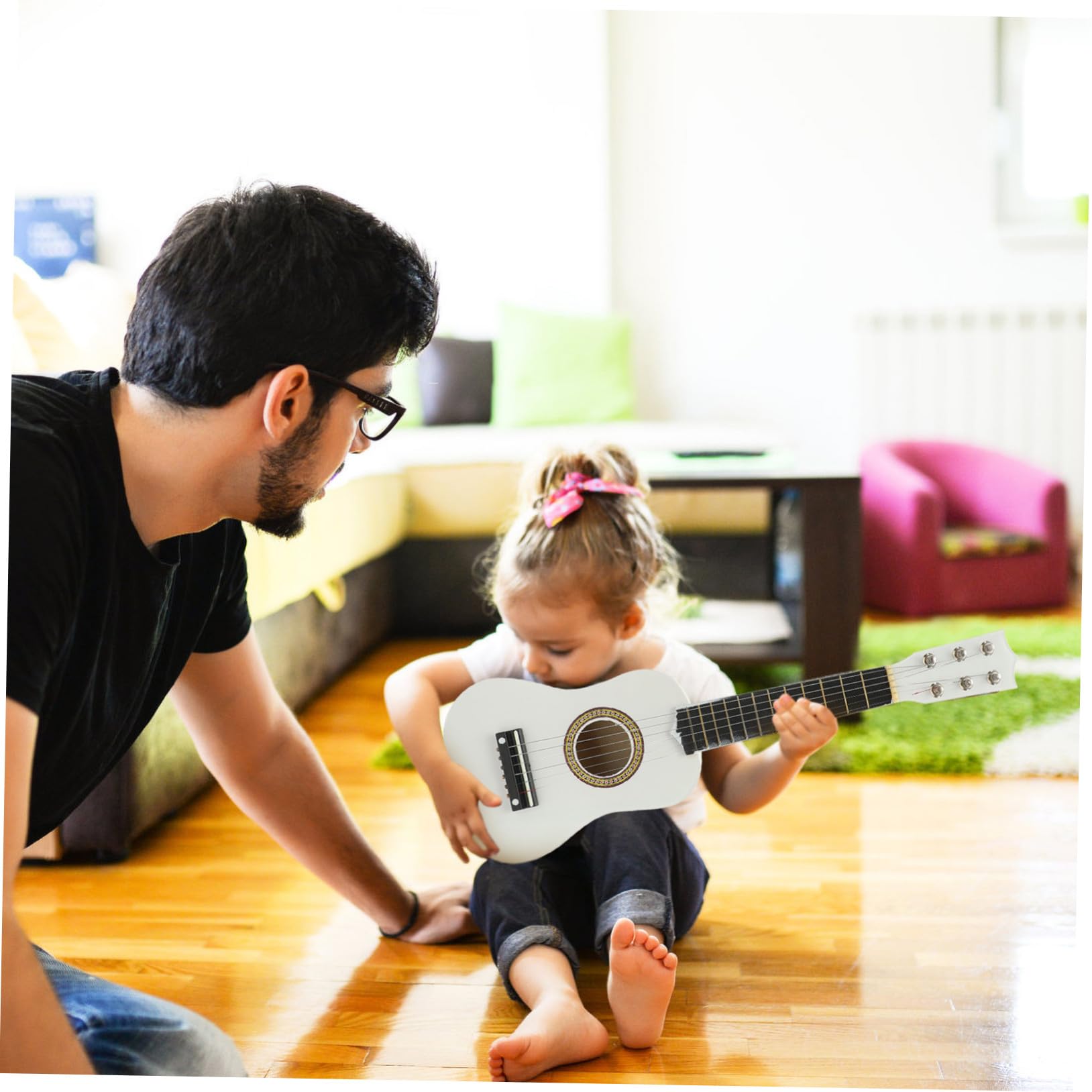 Guitarra Infantil de 21 Pulgadas de Madera para Principiantes