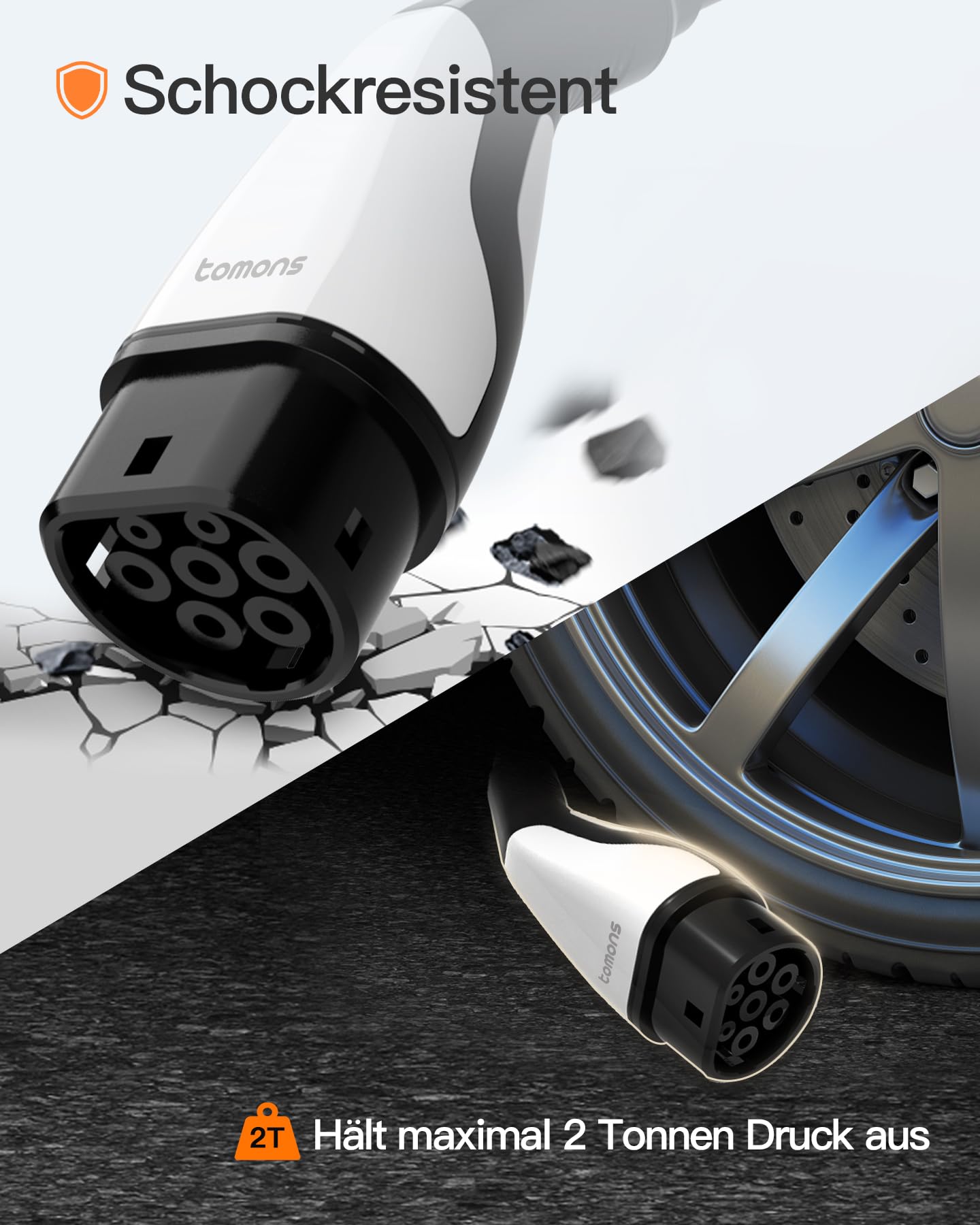 Laadkabel Type 2 Laadkabel Voor Elektrische Auto's En Hybrides 22kw 5m Kabellengte 3 Fase 380v P 010215554462