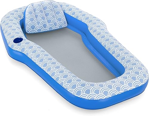 Bestway H2OGO! Flotadores de piscina de felpa de lujo Salones individuales y dobles y tumbonas para adultos