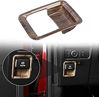 Vista 1 de Voodonala Cubierta de anillo para interruptor de control de interruptor de freno de mano de consola central para Ford F150 2021 2022