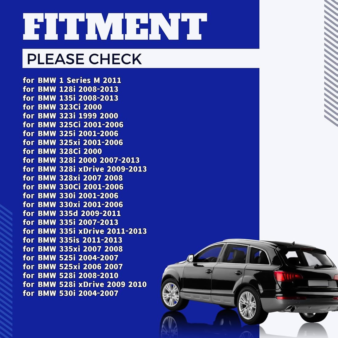 Front Strut Boot - Strut Bellows Replacement Automotive Shocks, Struts & Suspension Products Pair for Mini Cooper Countryman 1.6L 2011 2012 2013 2014, for BMW 328i xDrive 3.0L 2009 2010 2011 2012 2013