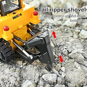 Amazon.com: The perseids Remote Control Bulldozer 1/16 Full