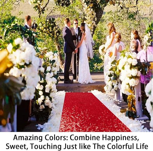 Miniatura 3 de ShinyBeauty - Alfombra con lentejuelas y brillantina para fiesta y bodas