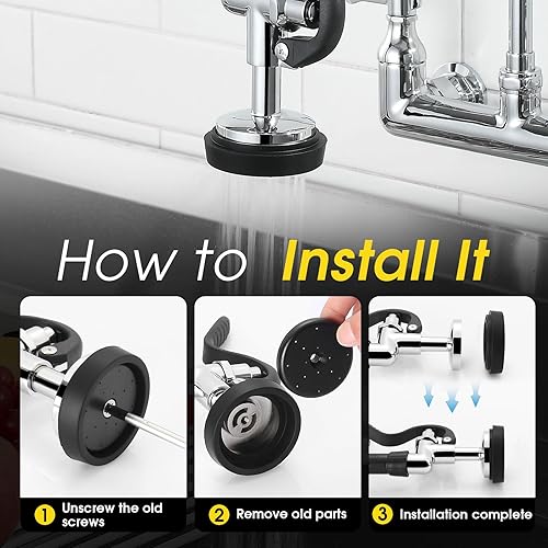 Miniatura 5 de Kit de reparación de válvulas de pulverización (negro)