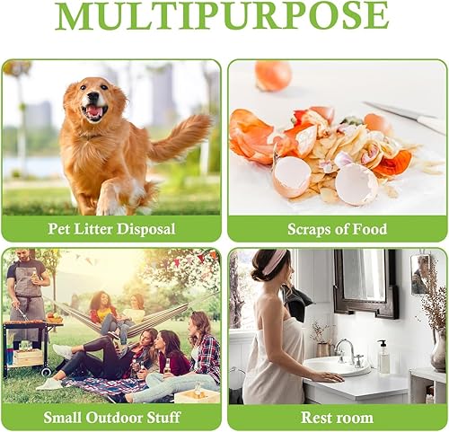 Miniatura 3 de LIULANZ Recogedor telescópico de mango largo para perros pequeños, medianos y grandes, manos limpias, suministros para mascotas plegables portátiles