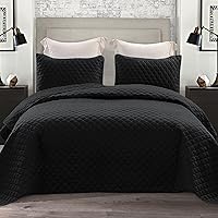 Vista 16 de Exclusivo Mezcla Juego de ropa de cama reversible ultrasónica individual con funda de almohada, edredones ligeros tamaño individual, colchas suaves