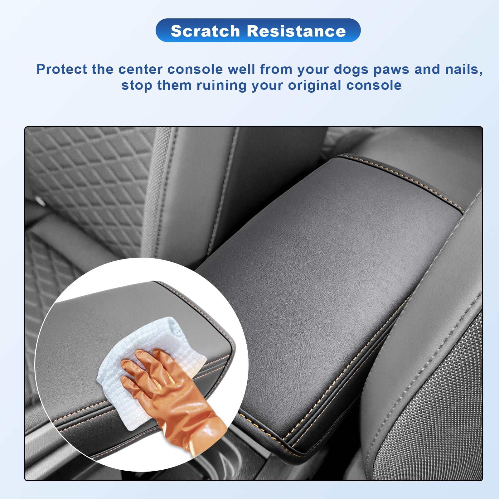 Armlehnenbezug Für Cupra Formentor & Seat Leon MK4 - PU Leder Abdeckung Mittelkonsole