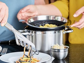 Rosle 16024 Stainless Steel Colander Strainer & Steamer with Handles 12.8 Inch Silver