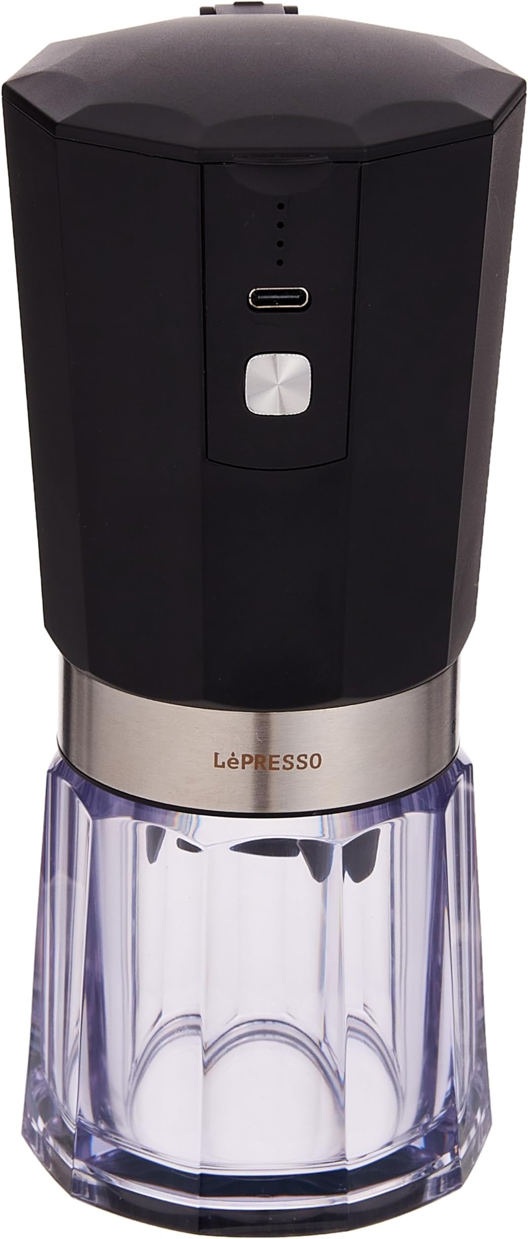 LePresso Cordless Electric Conical Burr Grinder 18W 800mAh - Black