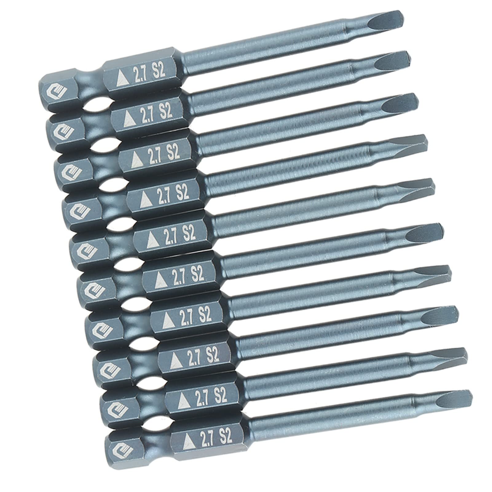 10-teiliges Dreiecks-Schraubendreher-Bit Set – S2 Stahl, 65 Mm Lang, 1/4 Zoll Sechskant, Magnetisch