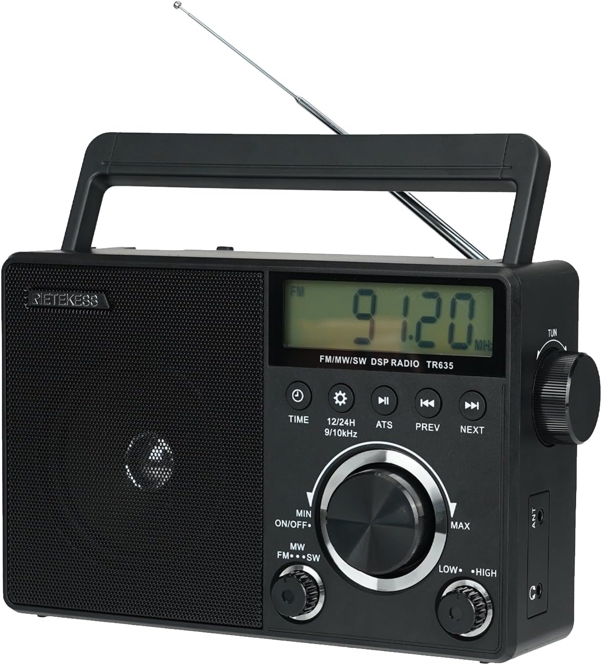 Tendak Radio Portable, AM(MW)/FM Radio A Pile, Transistor Radio Avec Rechargeable Batterie 2400mAh, Excellente Réception, Excellente Qualité Sonore, Avec Bluetooth/Lampe De Lecture/TF