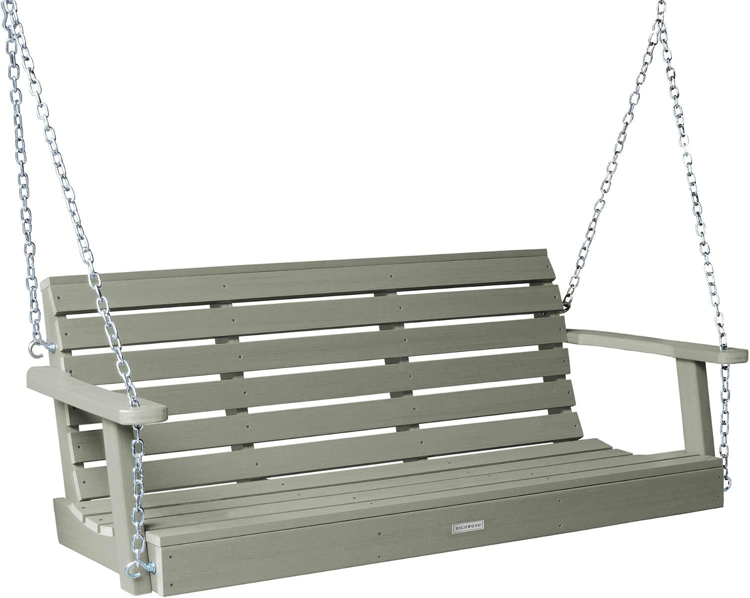 highwood Weatherly Porch Swing 5 Feet, Black