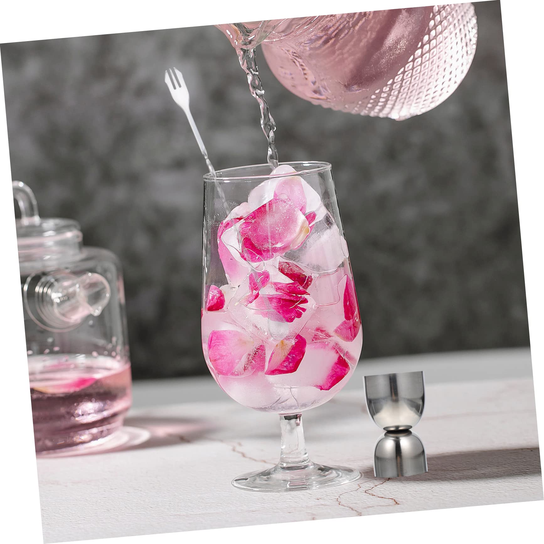 YARNOW Kit Shaker per Cocktail in Acciaio Inox, 12 Pezzi, Professionale e Portatile, per Bar e Casa, per Miscelare Bevande e Aperitivi