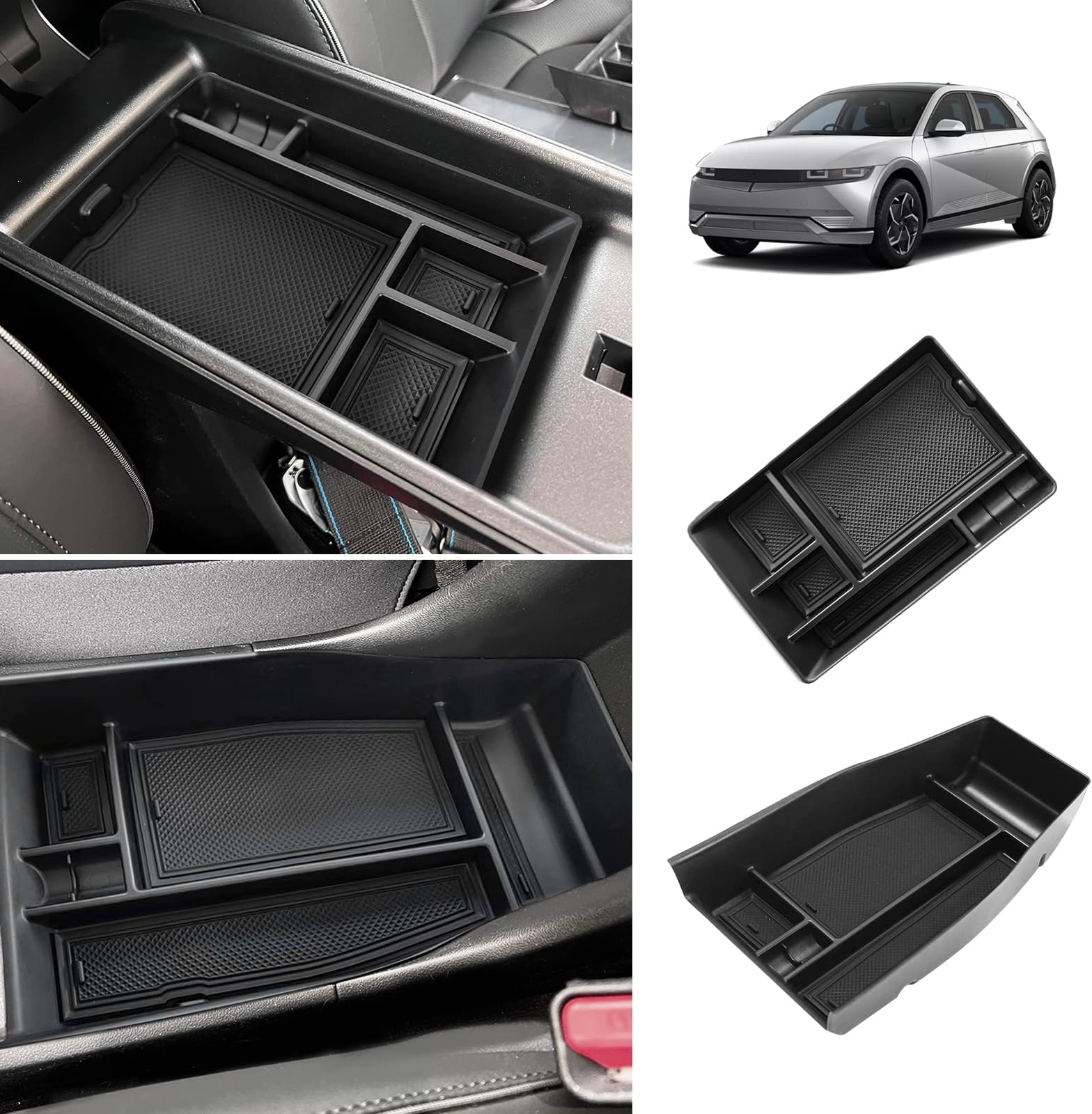 Amazon.com: BestEvMod for Ioniq5 Armrest Storage Box & Lower Center ...