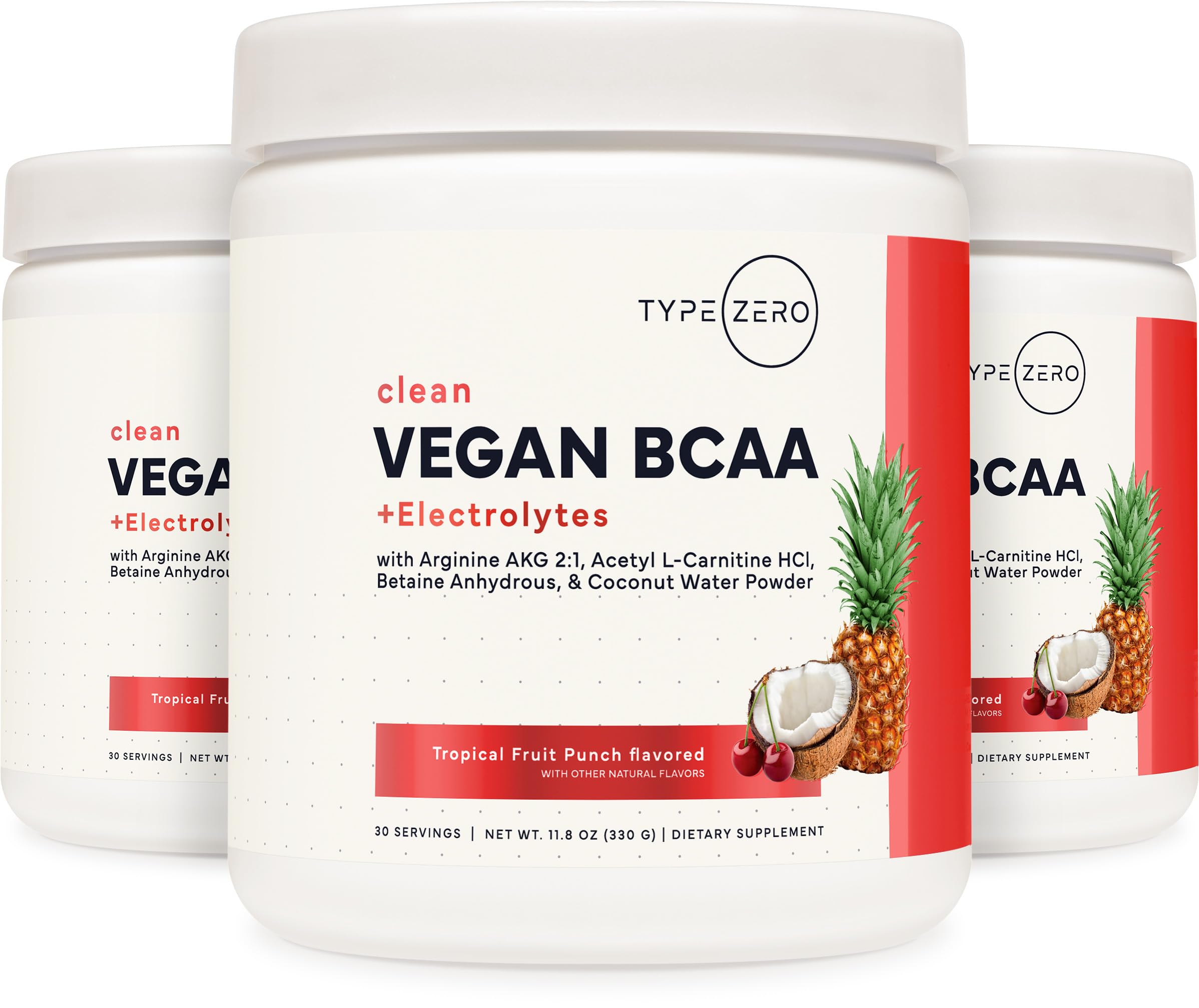Type Zero Ultra Clean Vegan BCAA Powder + Electrolytes Tropical Fruit Punch — Amazon image 8