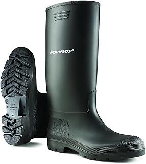 DUNLOP Pricemastor - Unisex Knee High Wellington Rain Boots for Outdoor and Gardening