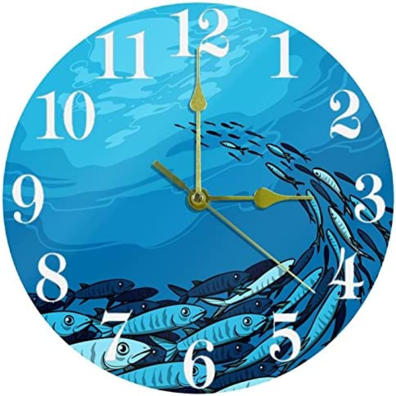 Orologio Da Parete Per La Pesca: Mangia, Dormi, Pesca, Ripeti, Regalo Per Pescatori - Italia