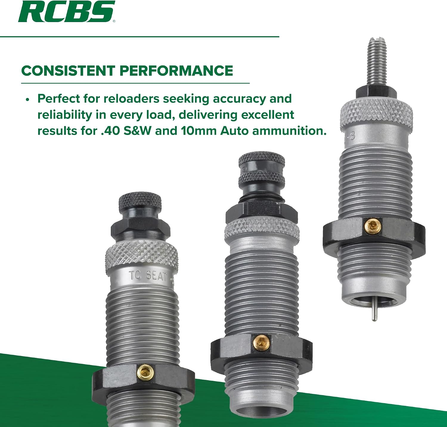 RCBSRCBS 22115 3-Die Carb Tc Set .40 S&W/10 Auto