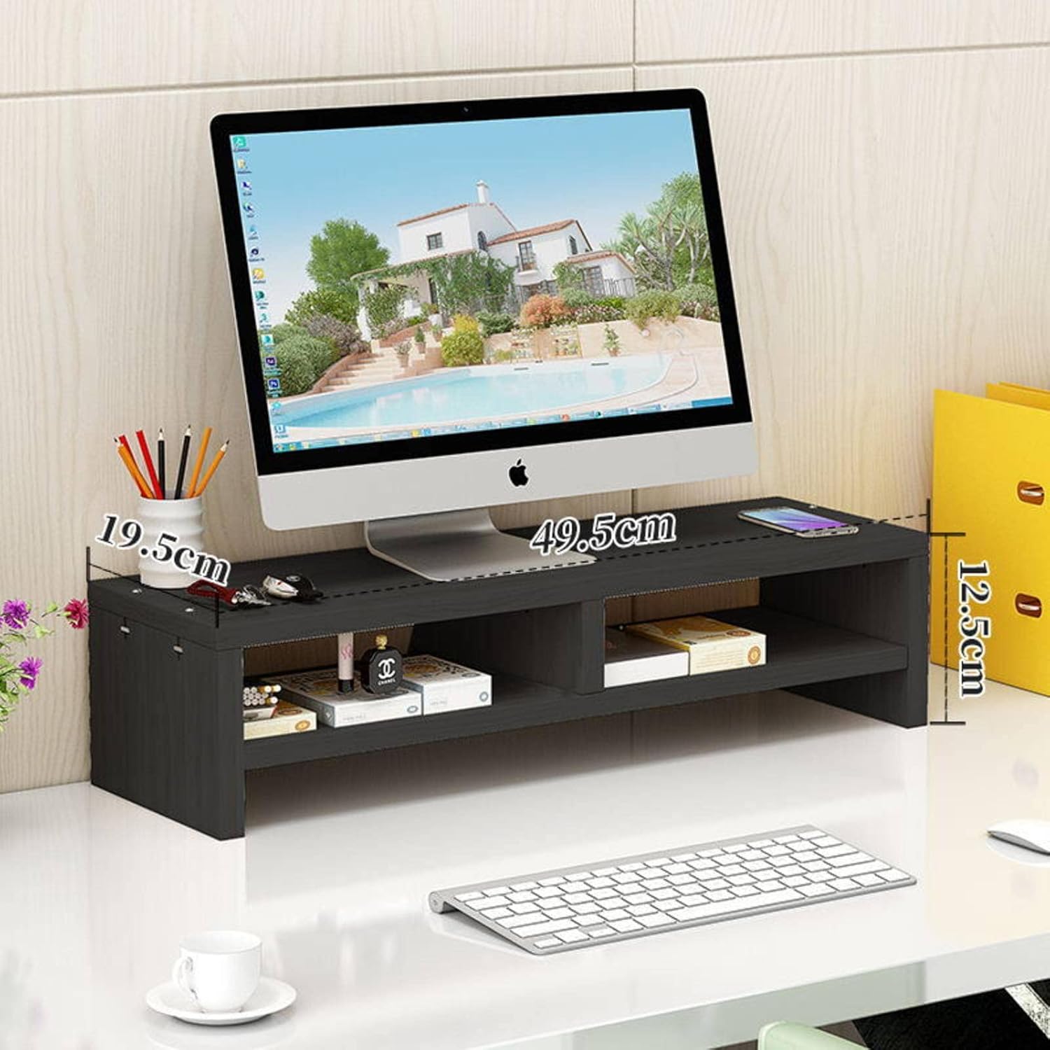 Amazon.com: MBETA New Computer Monitor Elevated Rack Home Multi ...