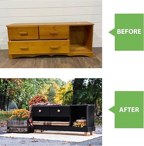 Miniatura 8 de NADAMOO Pintura a la tiza para manualidades de muebles, pintura semibrillante para gabinetes, pintura acrílica a base de agua, pintura para muebles,