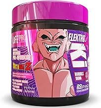 Life Pro Elektro Ki Dragon Ball Z Limited Edition 400g - Powerful Pre-Workout Inspired by Dragon Ball Z, Boost Your Performance and Exceed Your Limits Like a Legendary Warrior (400g, BUBBLE GUM)
