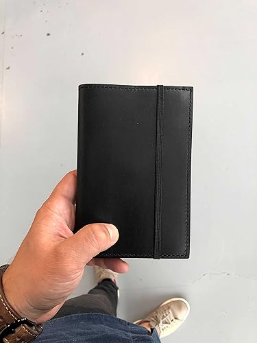 Miniatura 2 de Black Leather Journal Cover for Moleskine Classic Journal