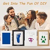 Vista 61 de Kit de impresión de huellas sin tinta, kit de impresión de huellas de perro, kit de impresión de nariz de perro, almohadillas de tinta de tacto