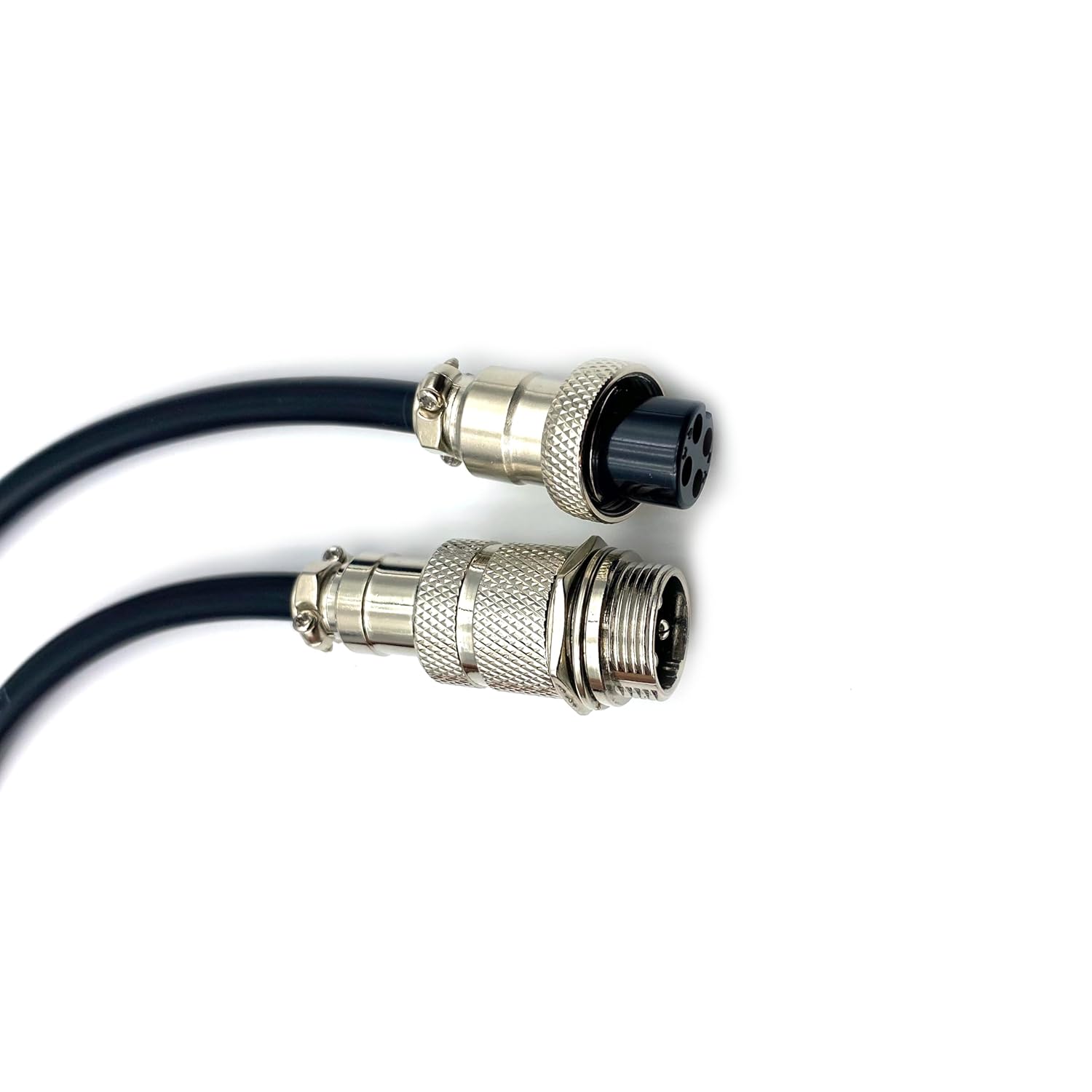 32.8 ft GX16 4 Pin Male to Female Cable, GX16 4Pins Female to Male Head Aviation Cordset Electrical Connector Panel Mount Circular Metal Adapter Cordset for Ships 7A 125V 20AWG (10meter)