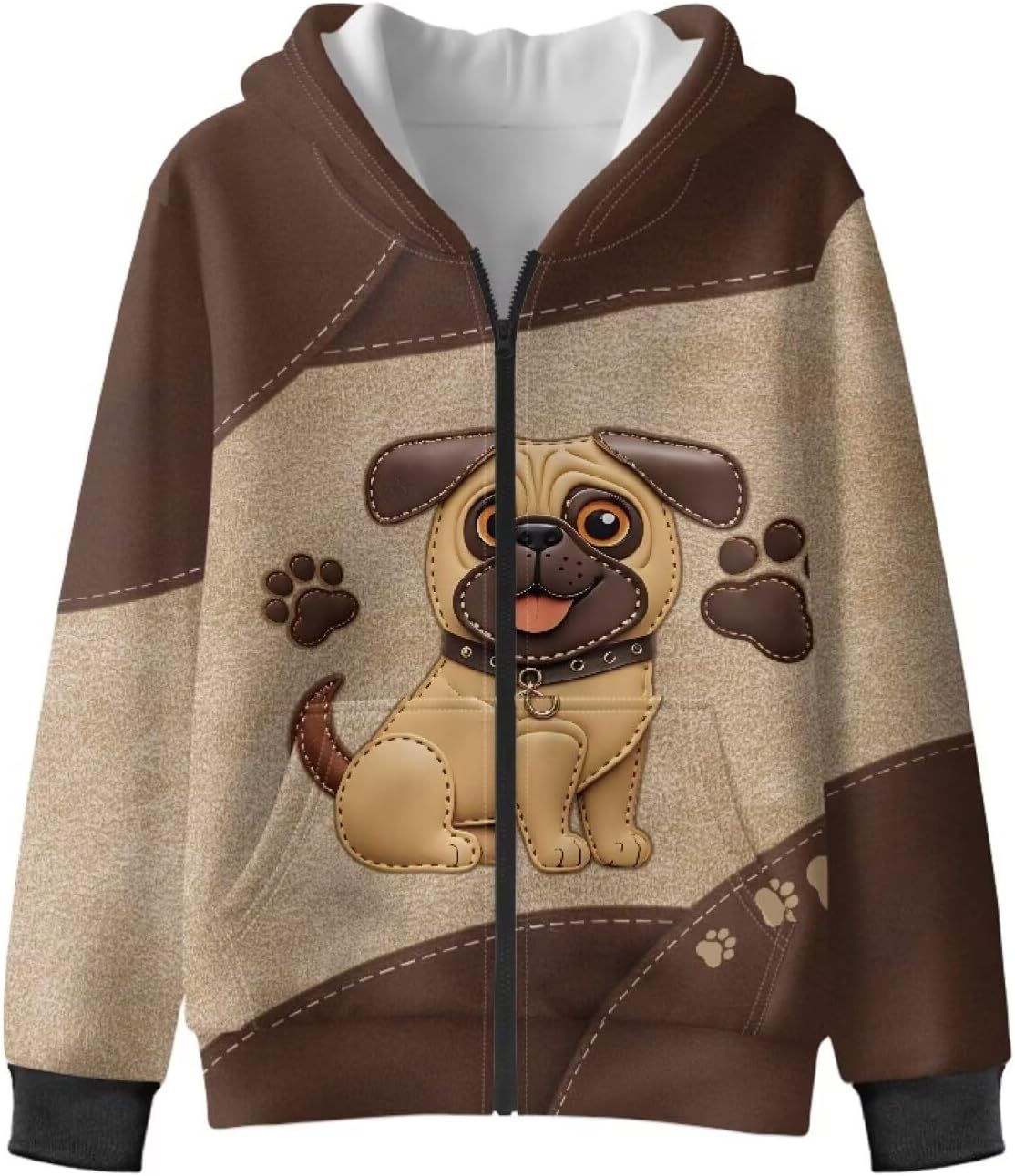 Boys Zip Up Hoodies Boys Hoodies Kids Fleece Sweatshirt with Kangaroo Pocket
