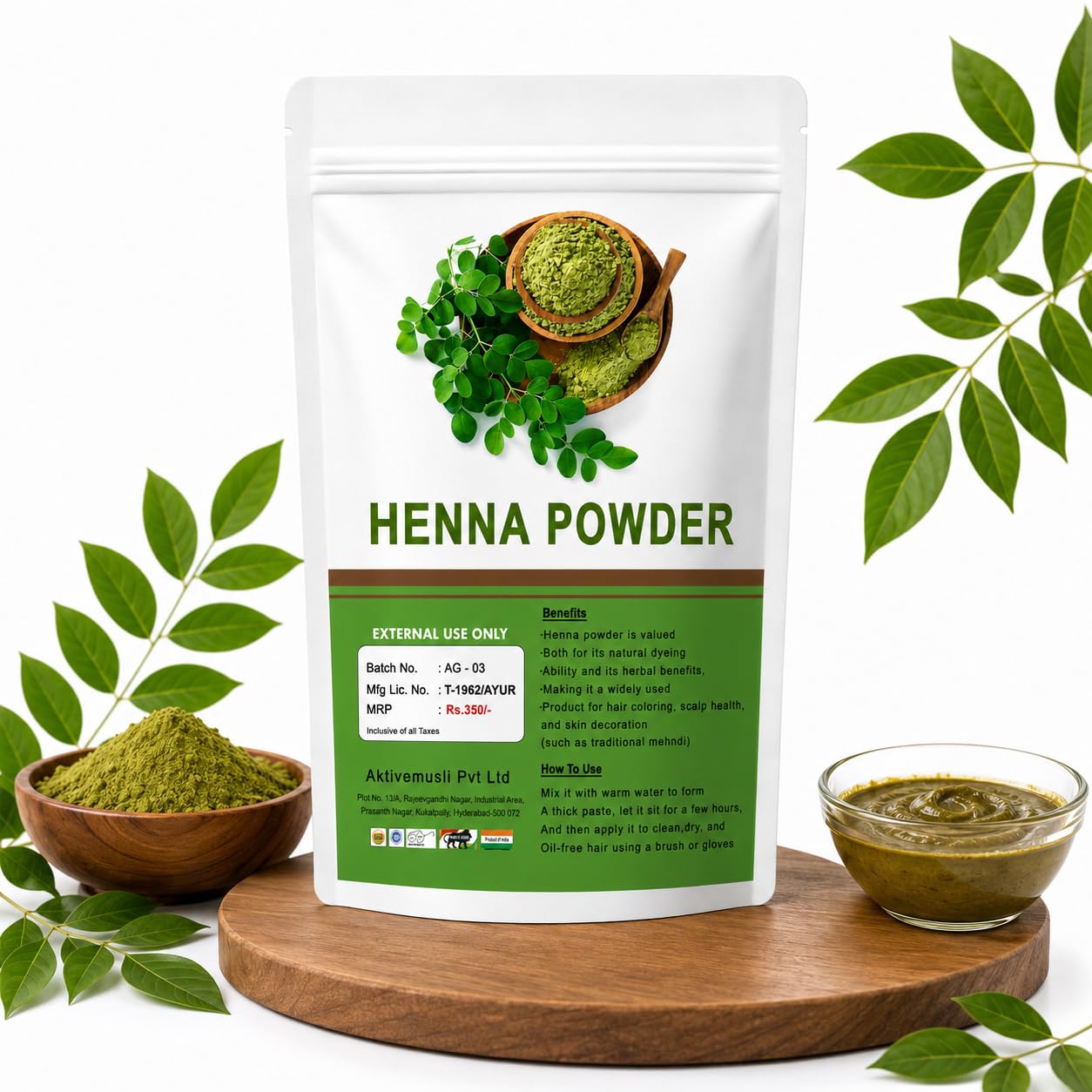Natural Henna Powder for Hair Mehandi Powder for Natural Hair Colour-picture-16