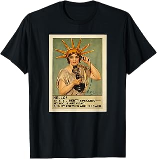Politics, Anti Trump. Liberty Vintage Retro T-Shirt T-Shirt