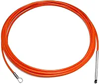 Puxa Fio Passa Fio Guia Sonda Profissional Alma De Aço Resistente Durável PF (Laranja, 5 Metros)