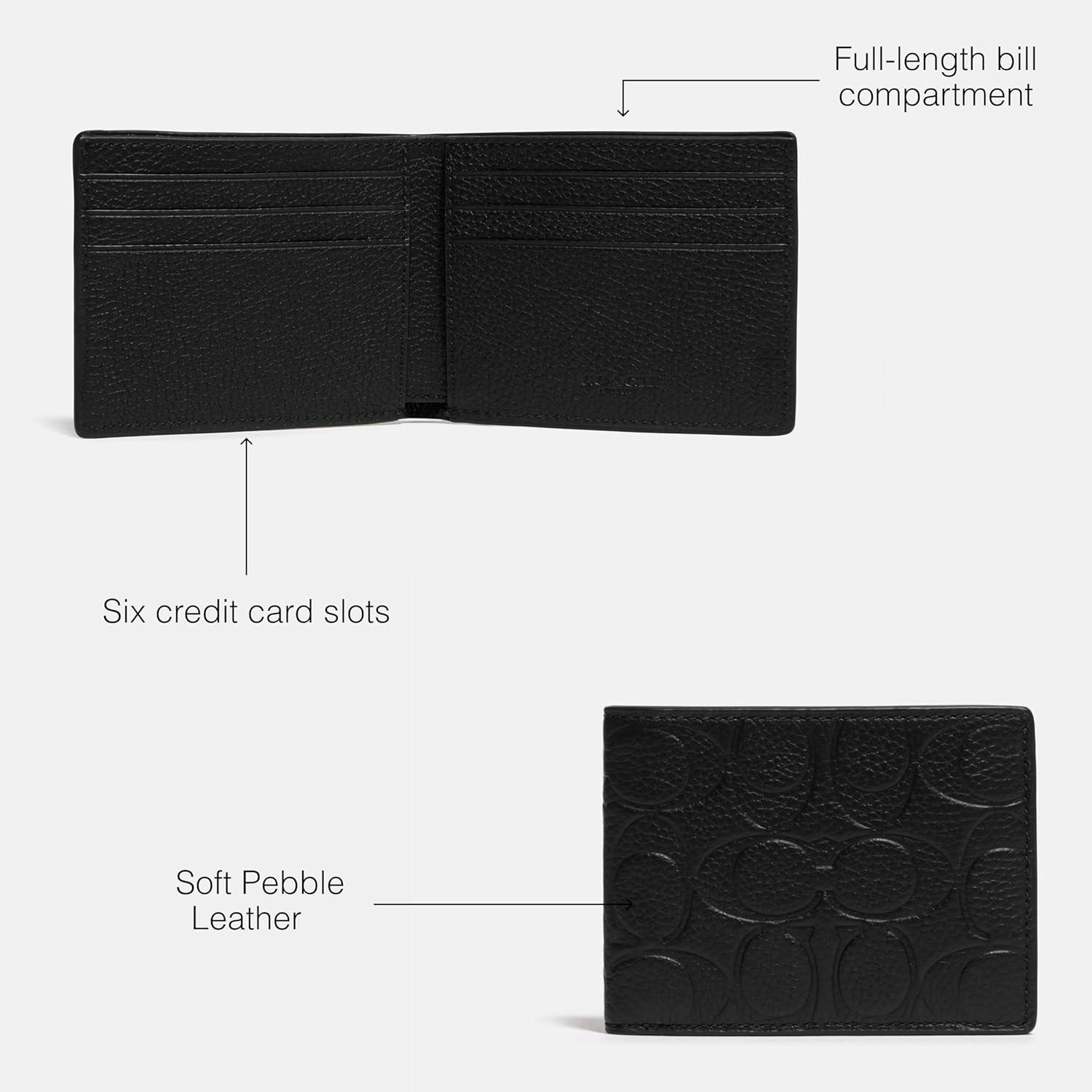 COACH Men's Slim Billfold - Image 3